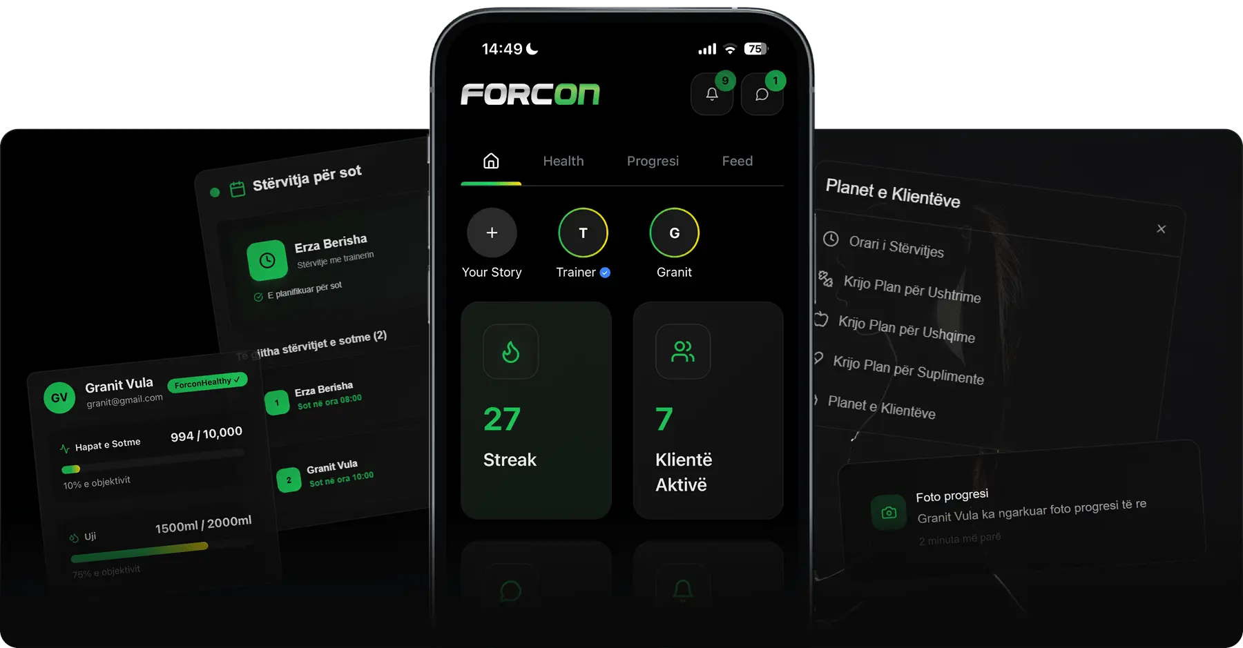 FORCON Fitness Coaching App